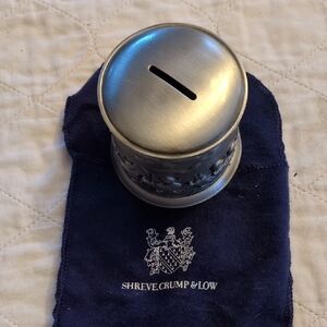 Heavy Pewter Coin Bank